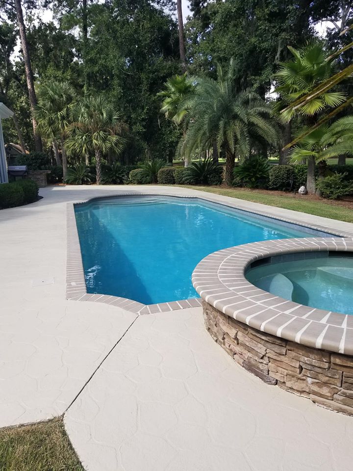 Decorative Concrete Pool Decks Artistic Concrete Solutions